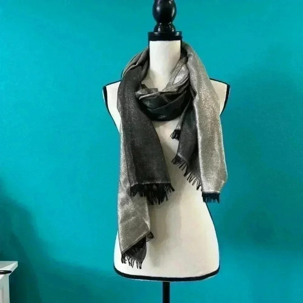 Silver scarf
